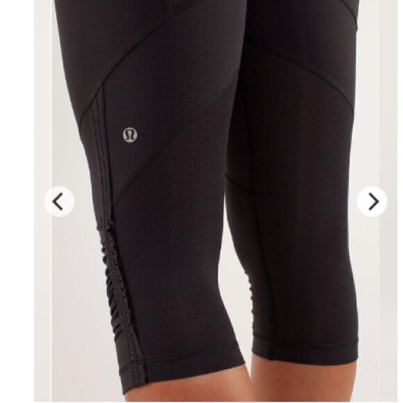 Lululemon Run For Your Life Crop Leggings Pants - Picture 4 of 13